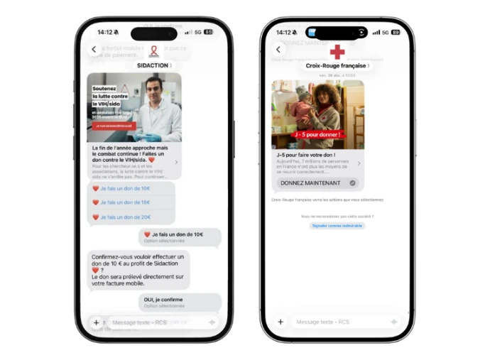 Exemple RCS pour le don caritatif